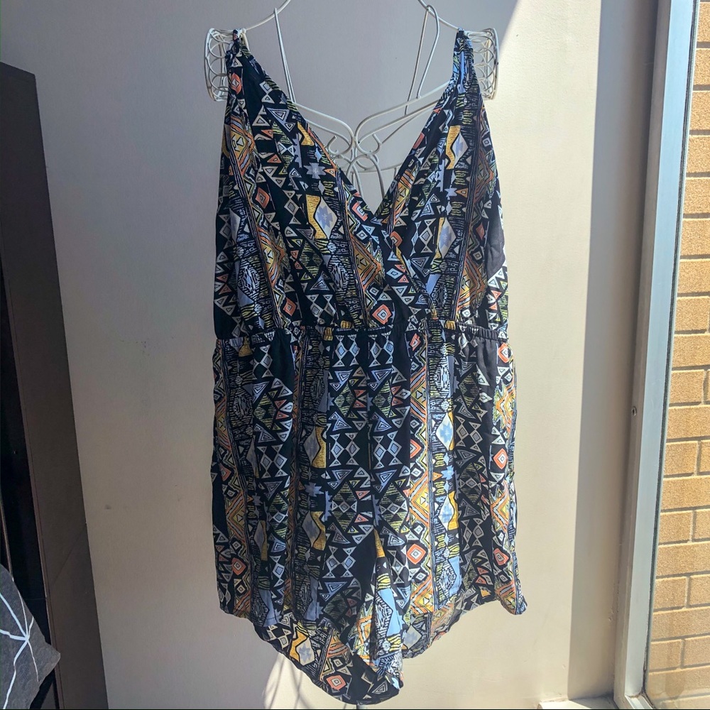 FOREVER21+ 90’s Print Romper